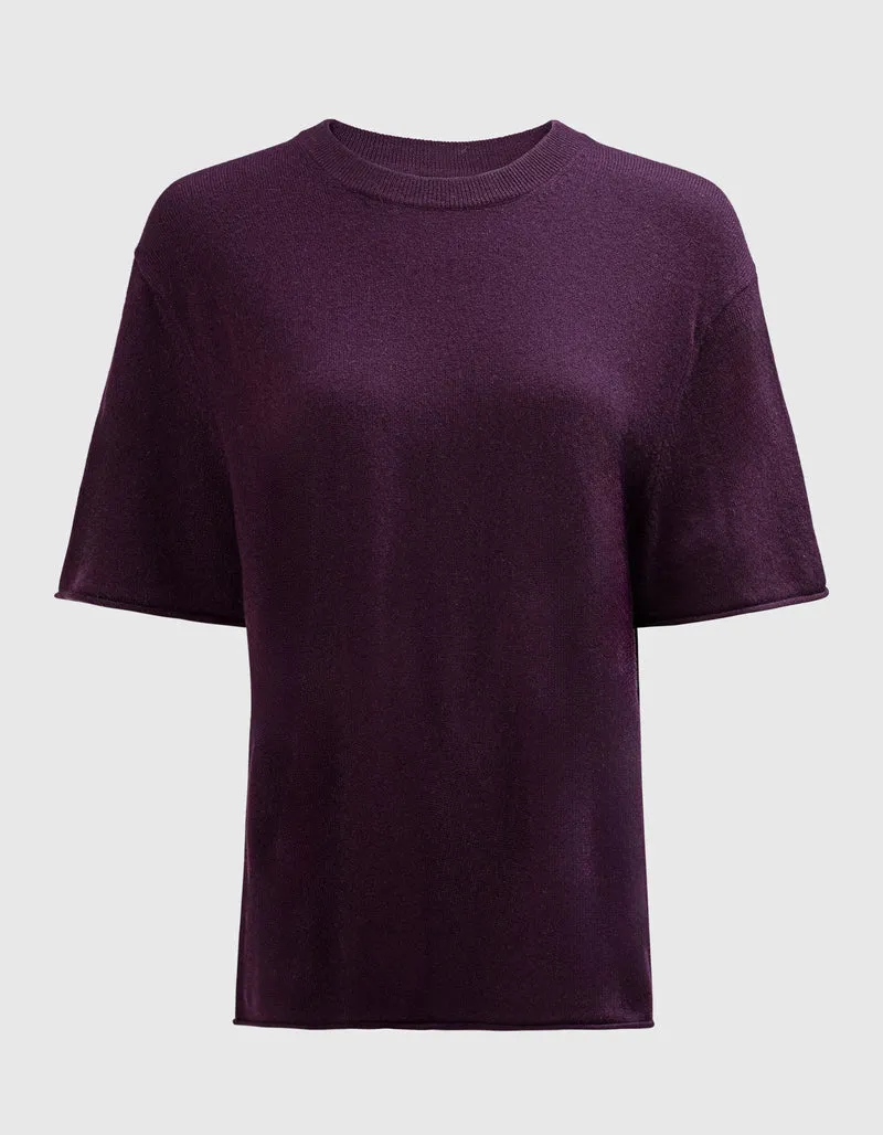 Kurzarm Kaschmir-Pullover Bolton