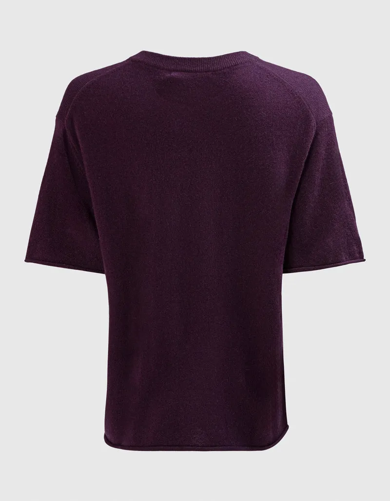 Kurzarm Kaschmir-Pullover Bolton