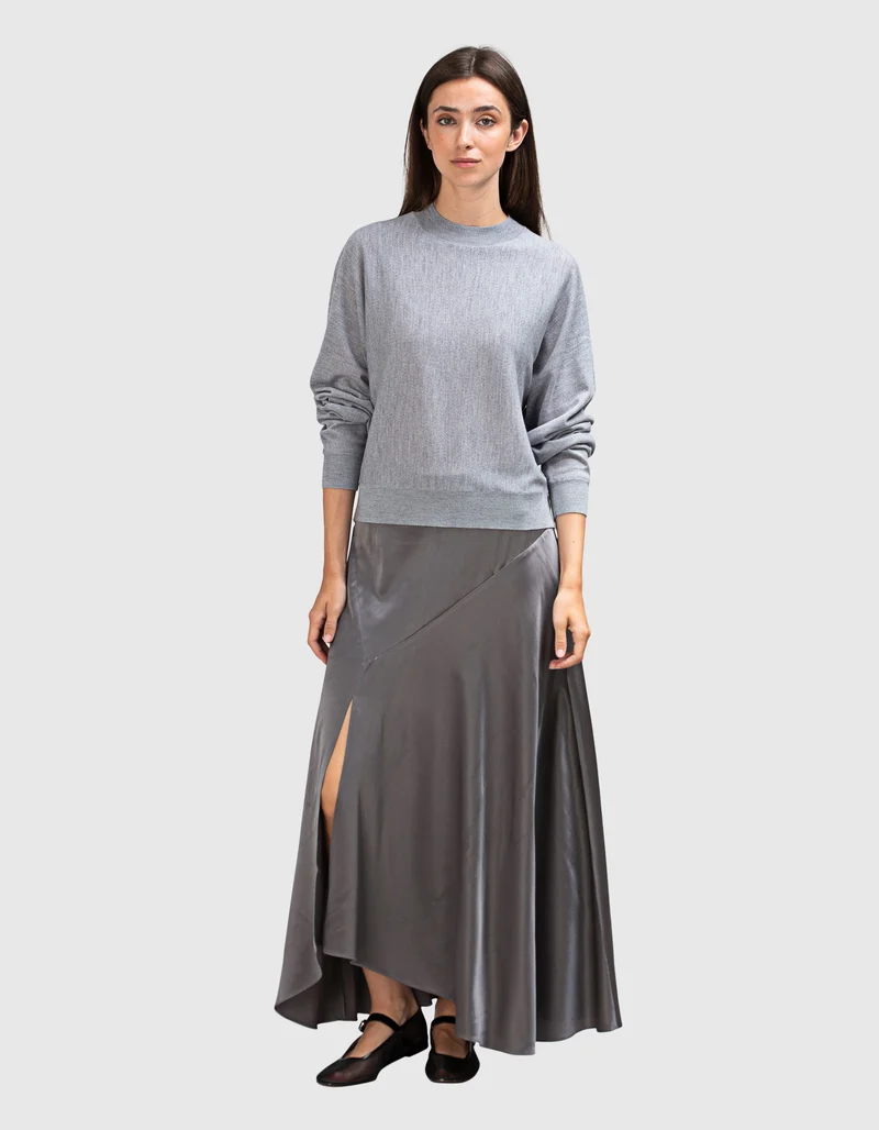 Feinstrick-Pullover aus Merinowolle