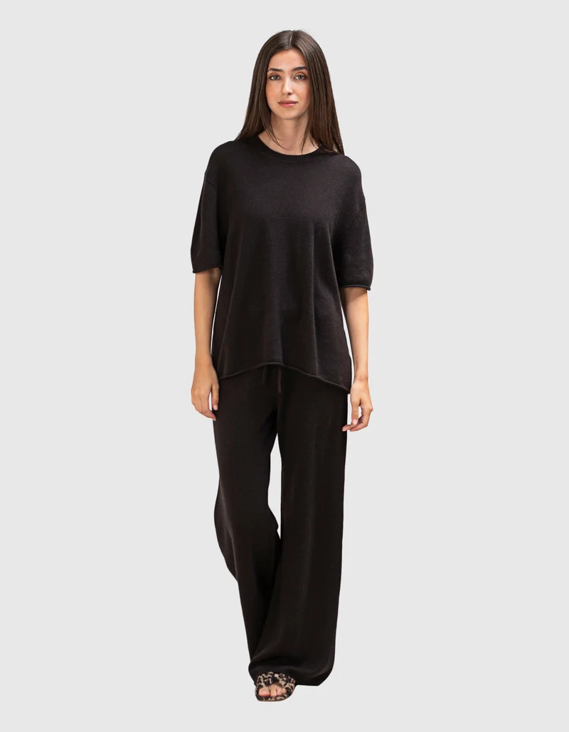 Kurzarm Kaschmir-Pullover Bolton