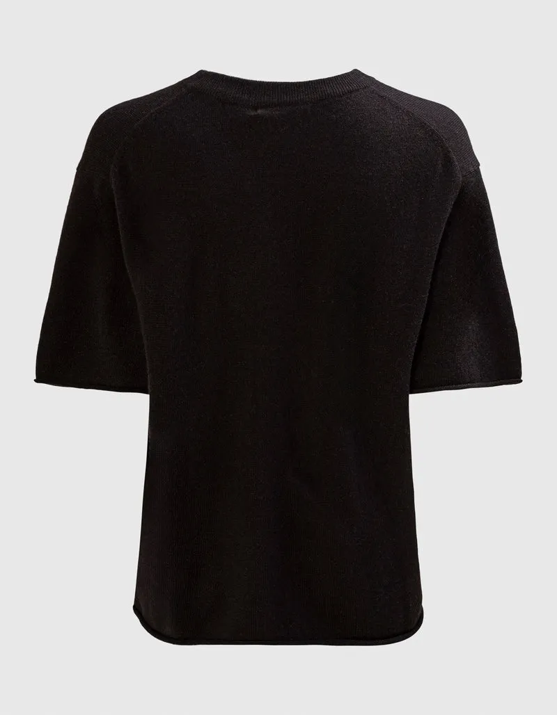 Kurzarm Kaschmir-Pullover Bolton