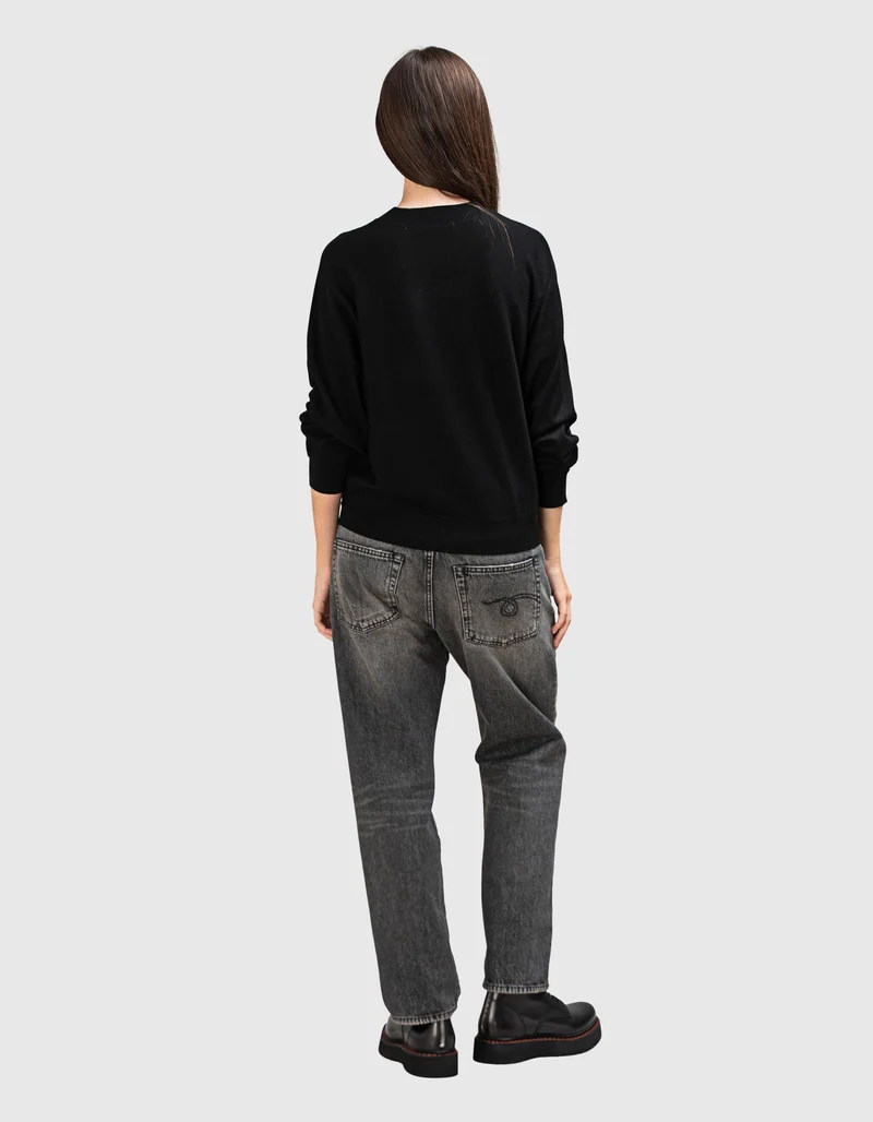 Feinstrick-Pullover aus Merinowolle