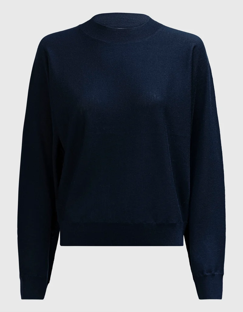 Feinstrick-Pullover aus Merinowolle