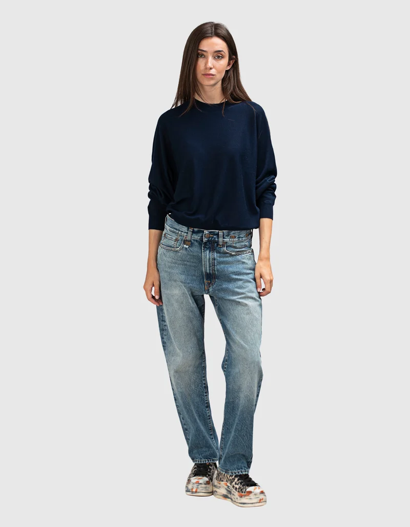 Feinstrick-Pullover aus Merinowolle
