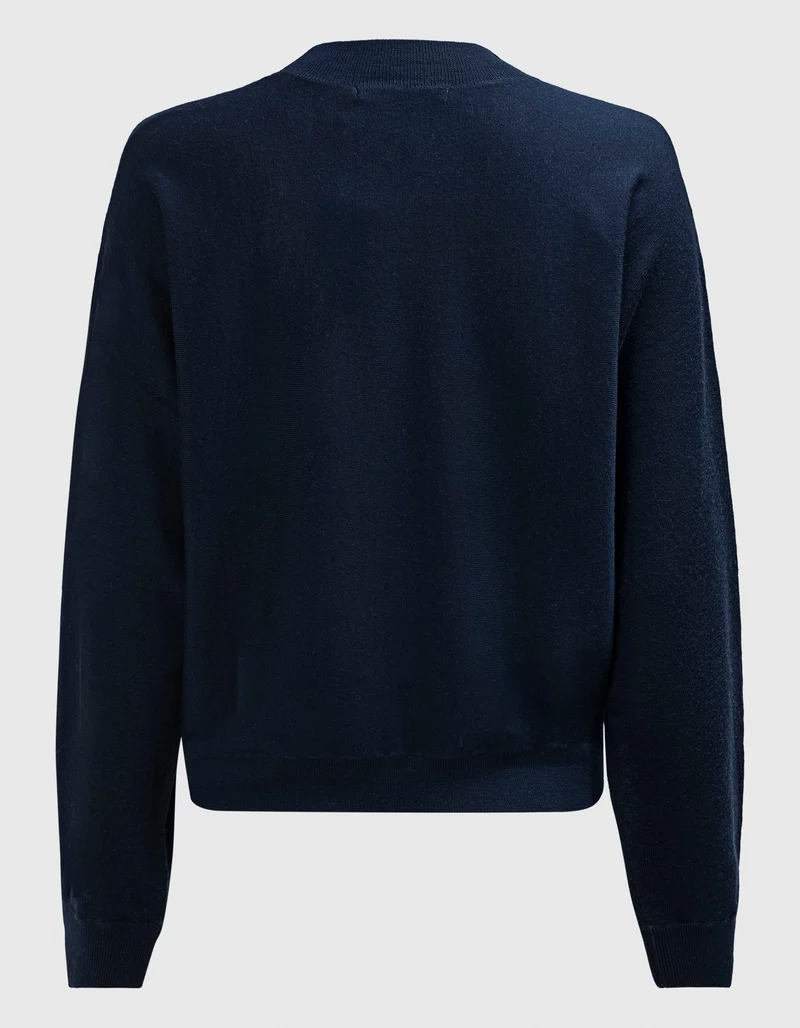 Feinstrick-Pullover aus Merinowolle