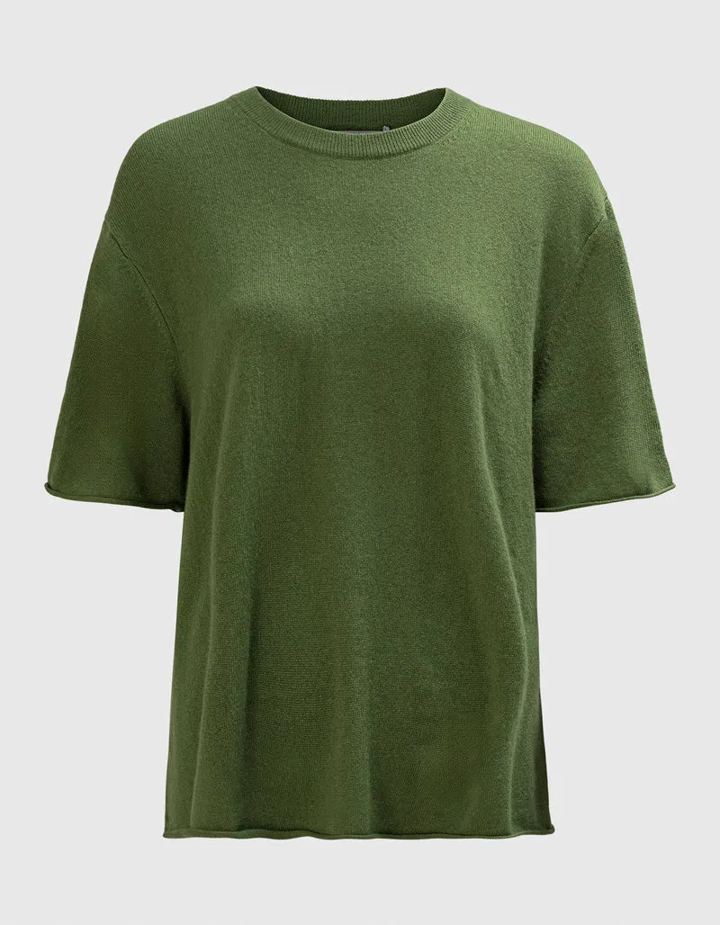 Kurzarm Kaschmir-Pullover Bolton