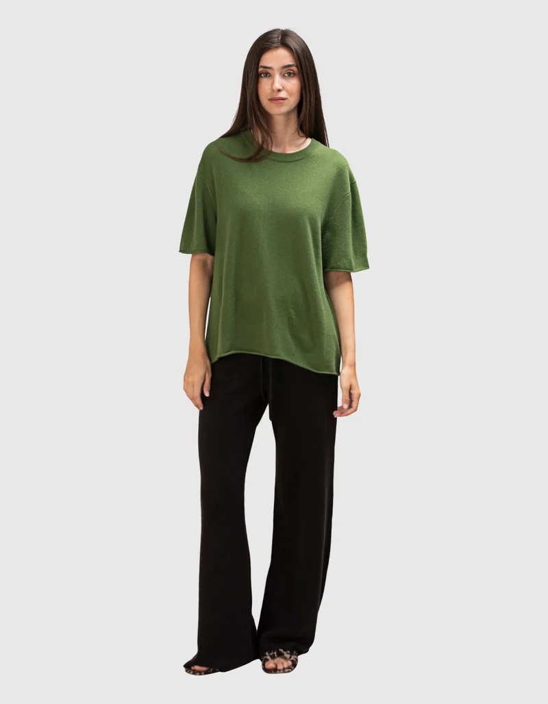 Kurzarm Kaschmir-Pullover Bolton