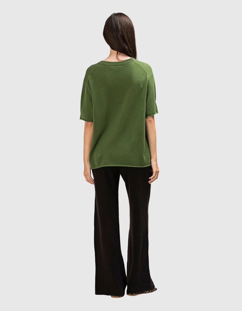 Kurzarm Kaschmir-Pullover Bolton