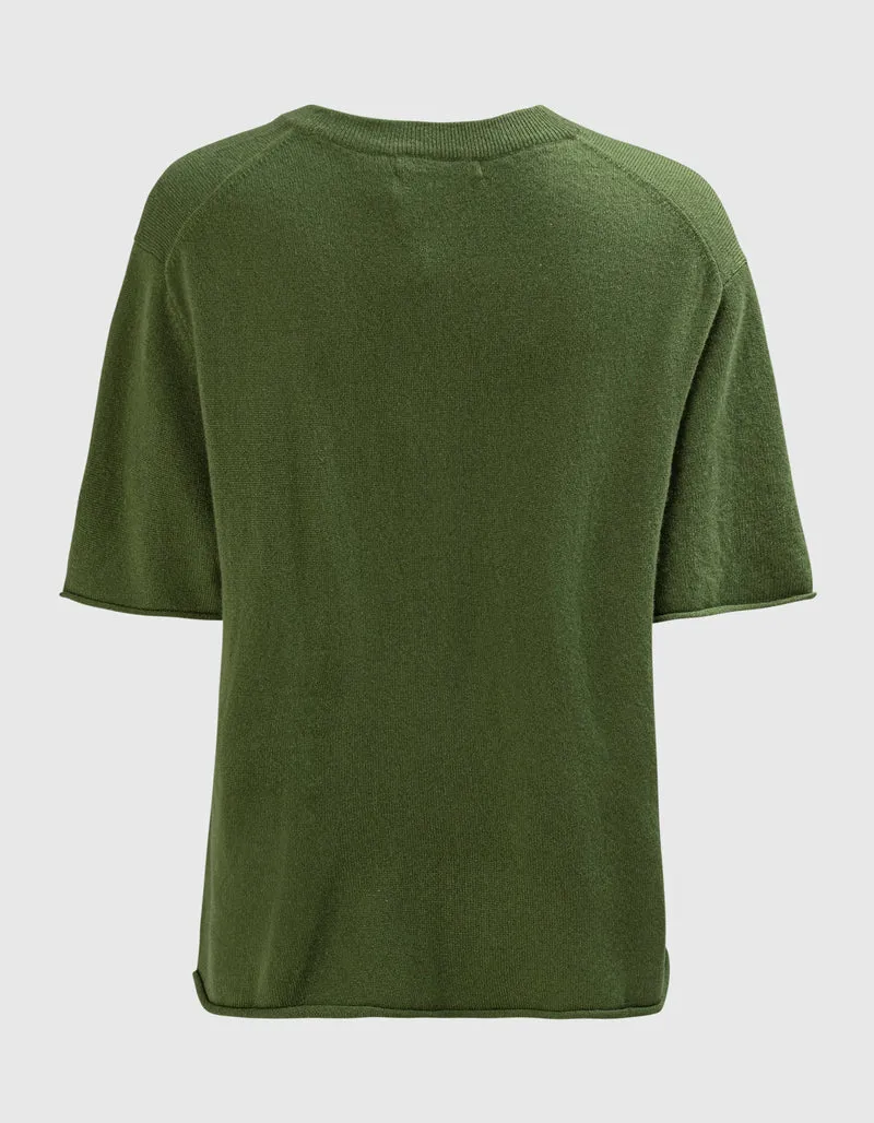 Kurzarm Kaschmir-Pullover Bolton