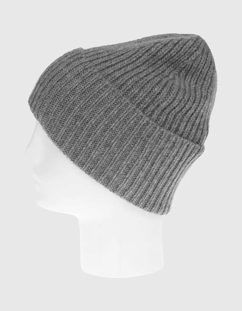 Kaschmir-Rippstrick-Beanie Evansville