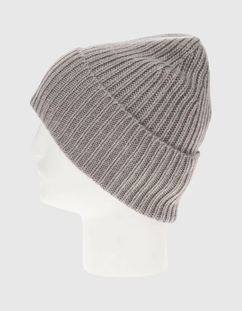 Kaschmir-Rippstrick-Beanie Evansville