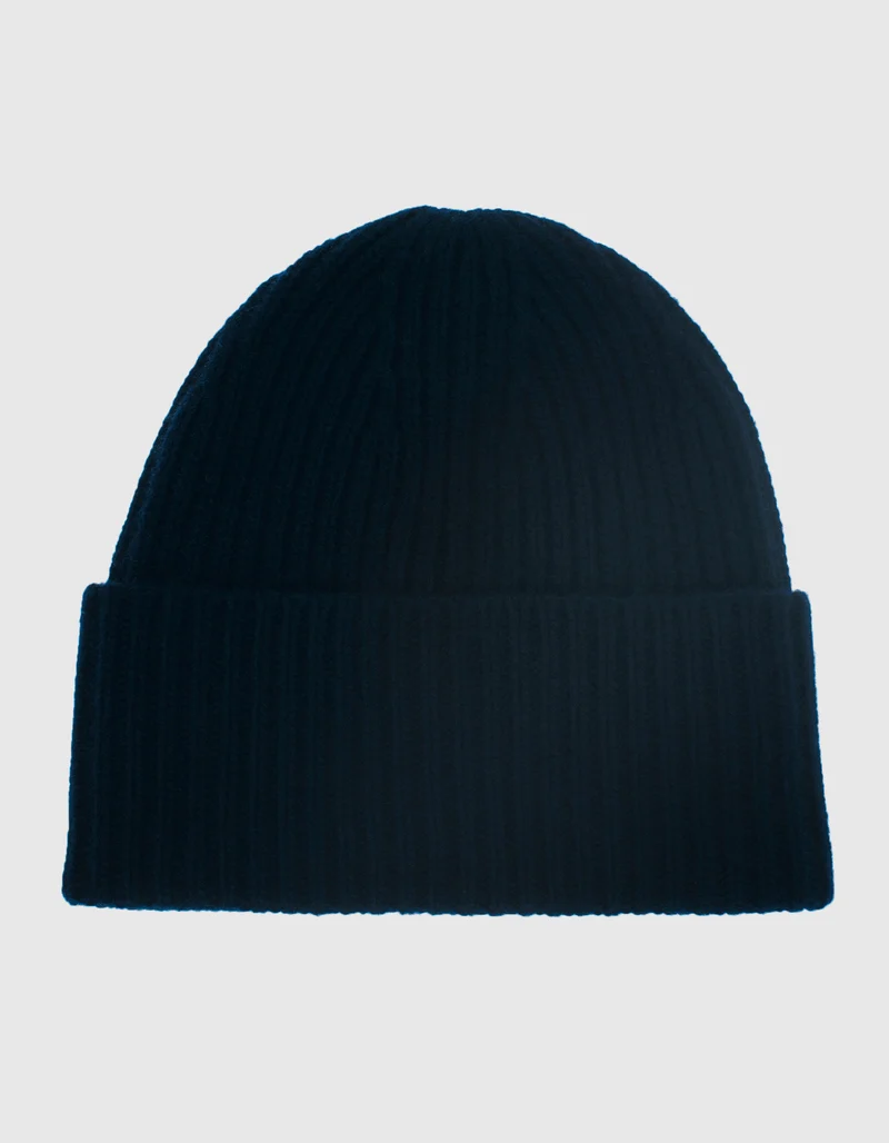 Kaschmir-Rippstrick-Beanie Evansville