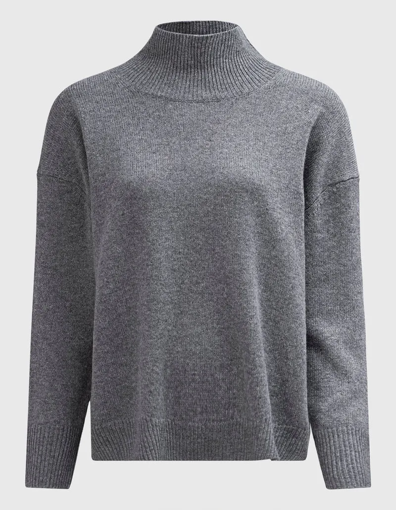 Oversize Kaschmir-Rollkragen-Pullover Lugano