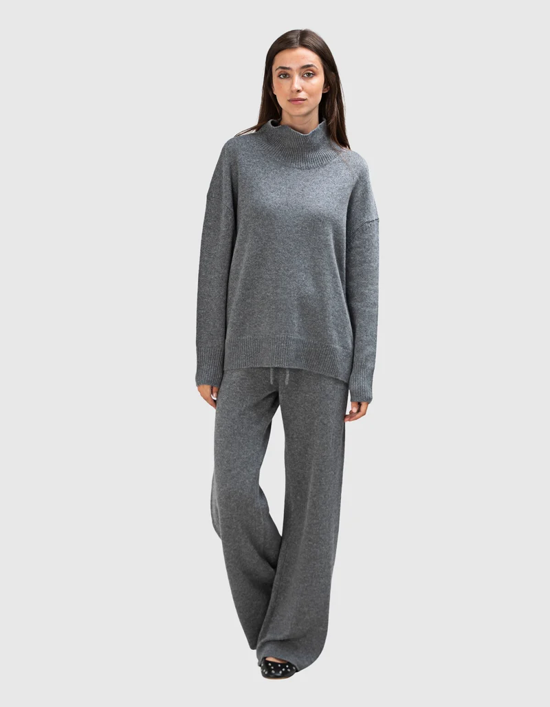 Oversize Kaschmir-Rollkragen-Pullover Lugano