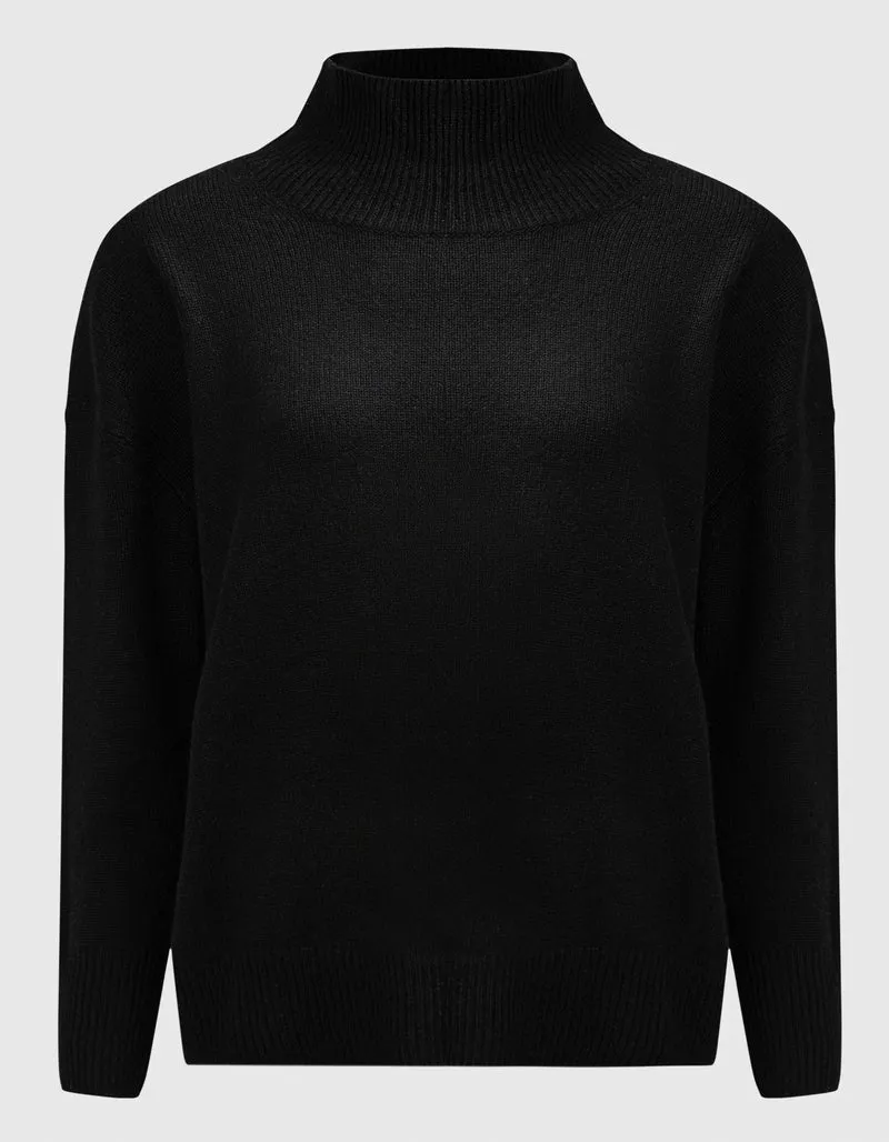 Oversize Kaschmir-Rollkragen-Pullover Lugano