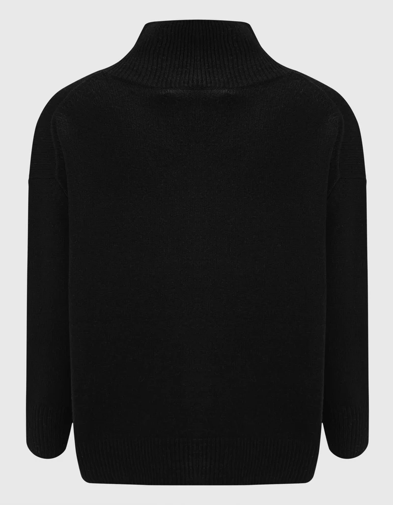 Oversize Kaschmir-Rollkragen-Pullover Lugano