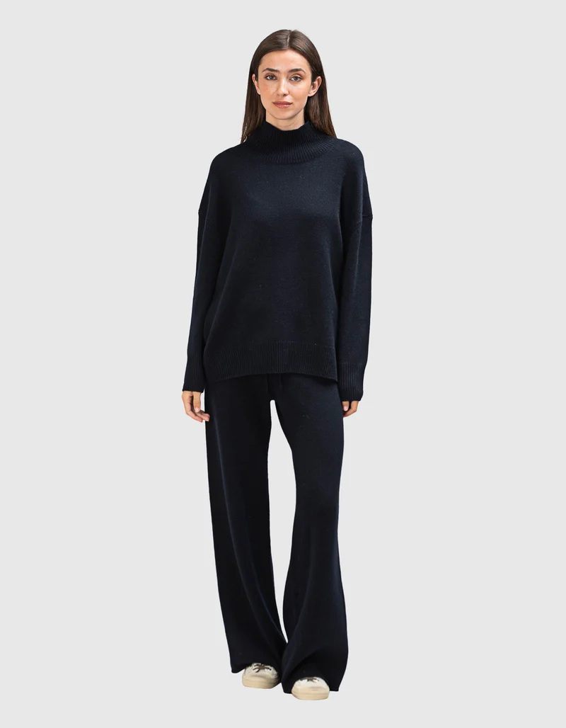 Oversize Kaschmir-Rollkragen-Pullover Lugano