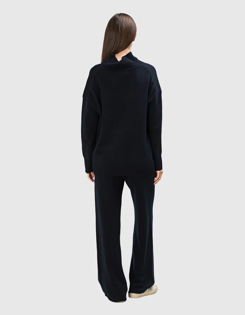 Oversize Kaschmir-Rollkragen-Pullover Lugano