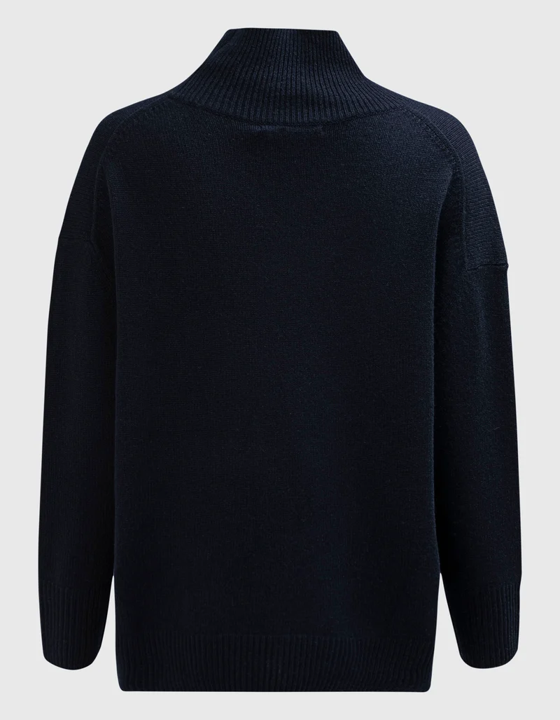 Oversize Kaschmir-Rollkragen-Pullover Lugano