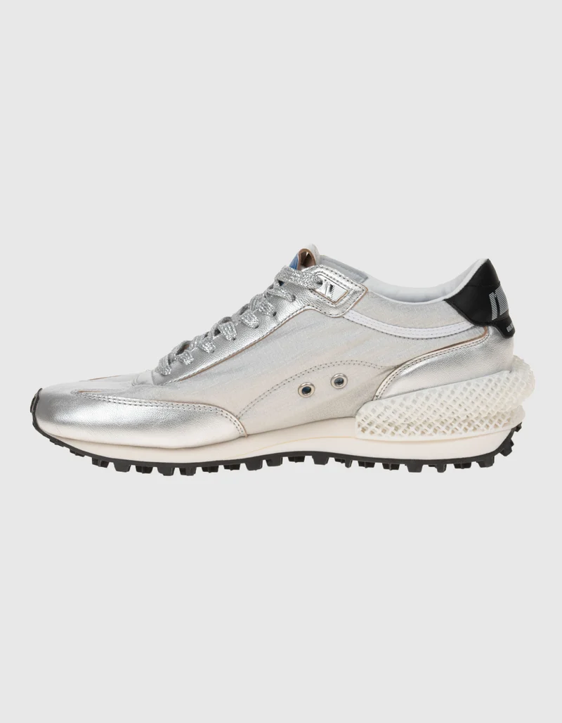 Sneaker Running Marathon mit Leder-Details