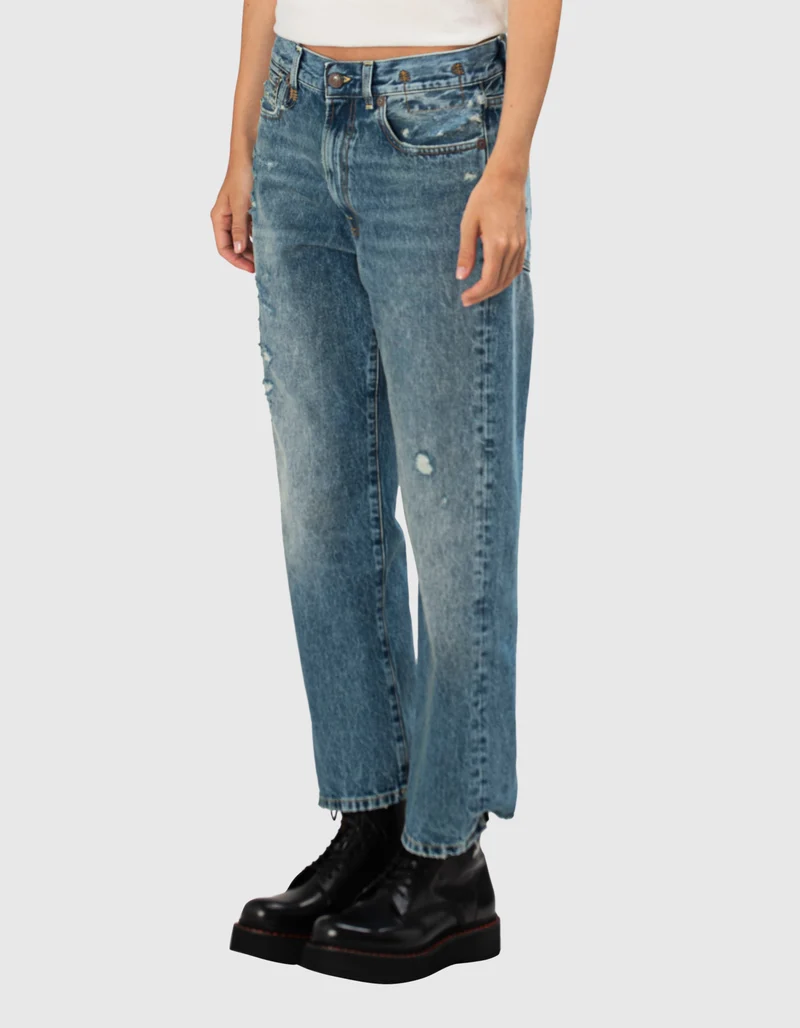 Destroyed Boyfriend Jeans Jean Bain