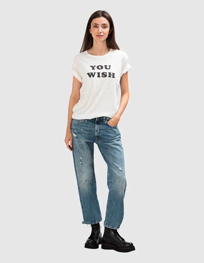 Destroyed Boyfriend Jeans Jean Bain