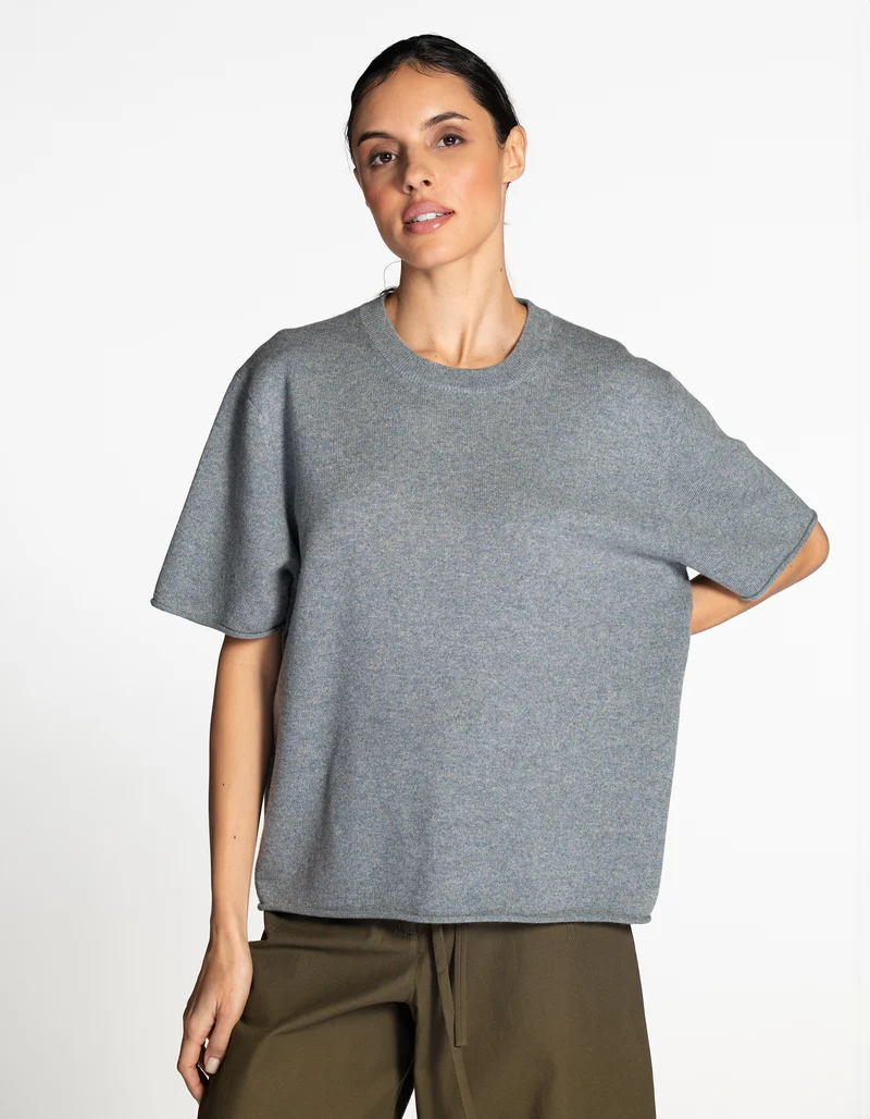 Kurzarm Kaschmir-Pullover Bolton