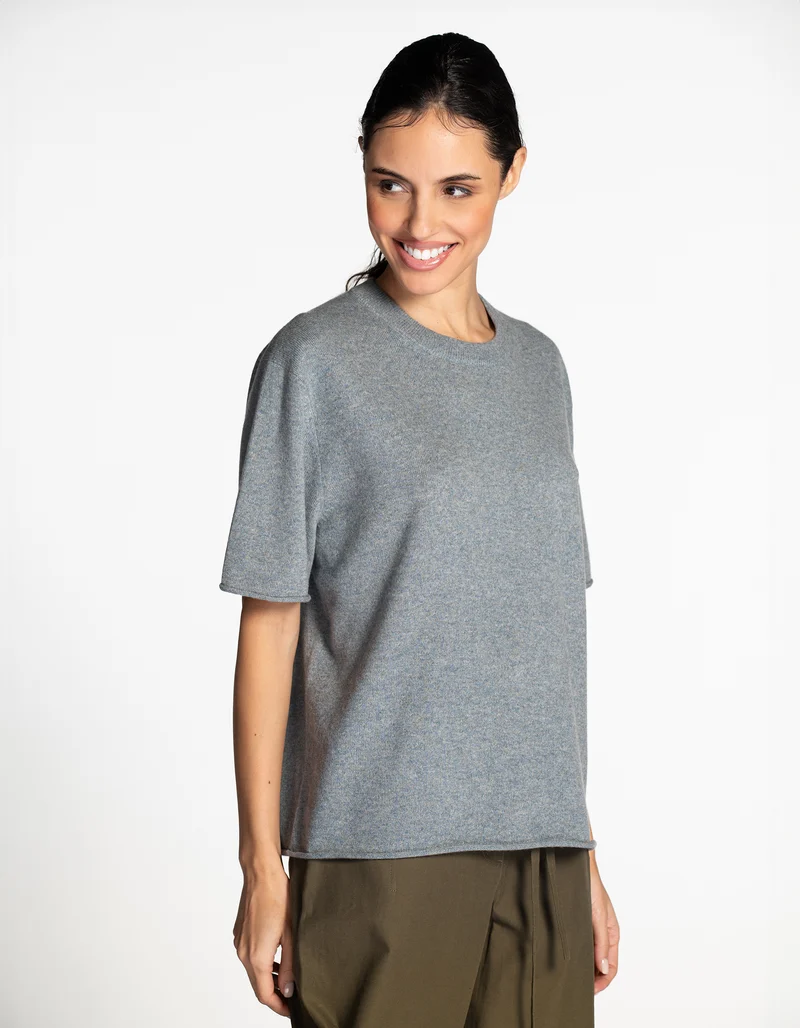 Kurzarm Kaschmir-Pullover Bolton
