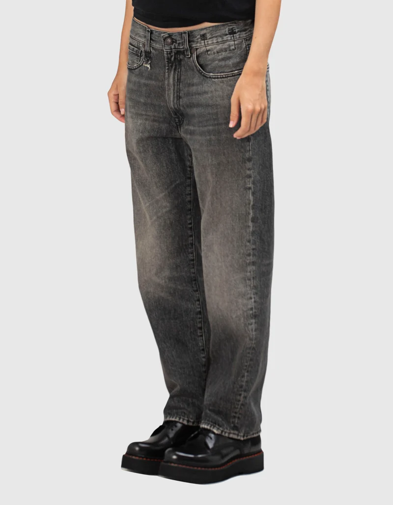 Washed-Out Boyfriend Jeans
