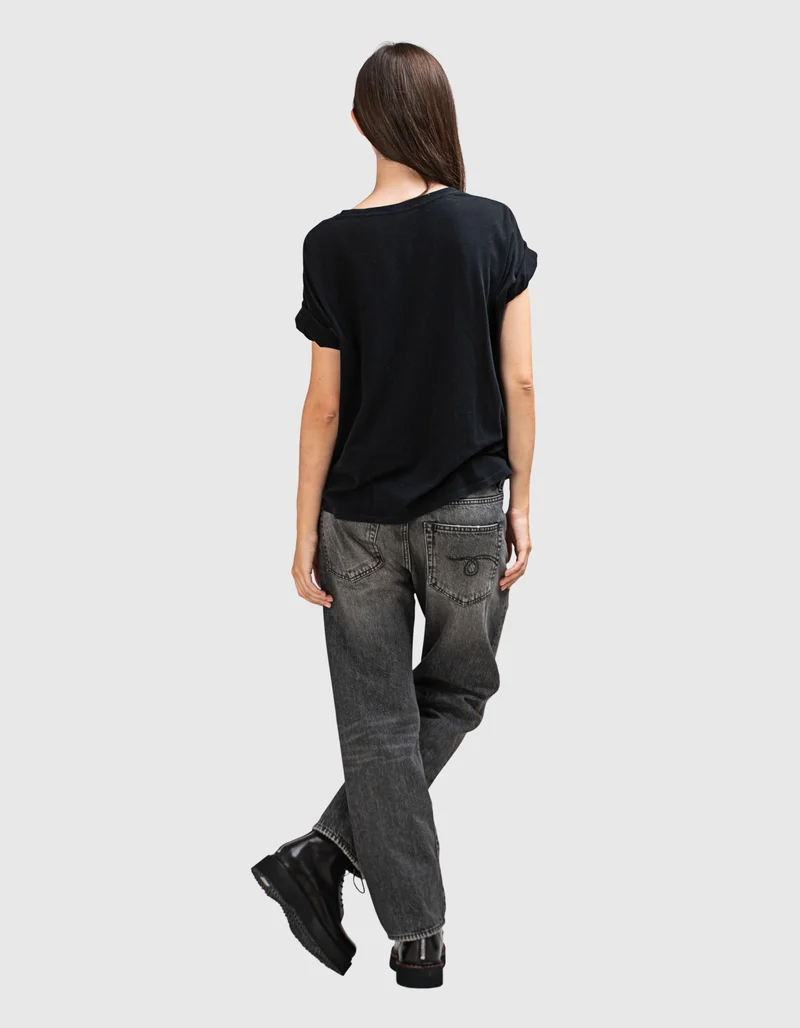 Washed-Out Boyfriend Jeans
