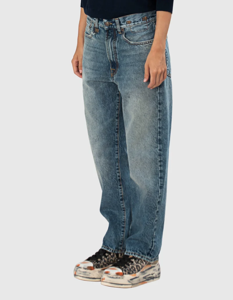 Washed-Out Boyfriend Jeans Jean