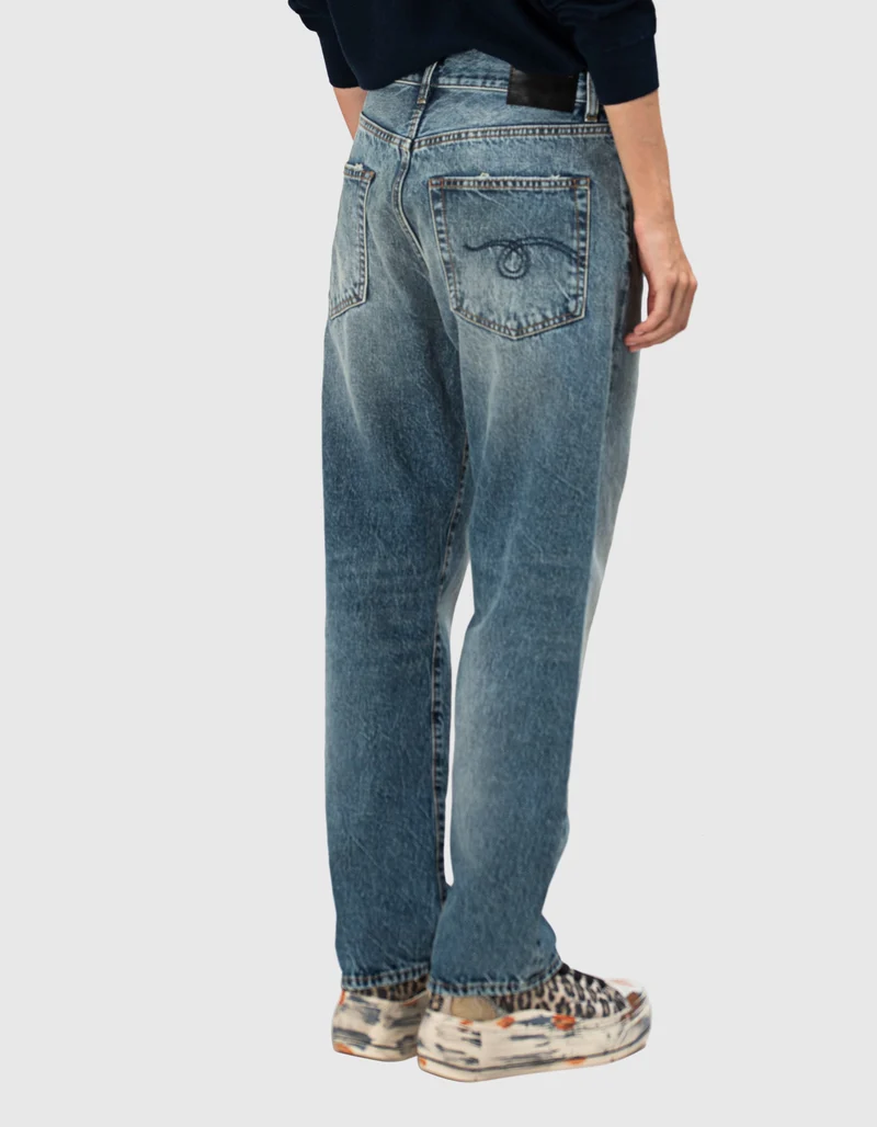 Washed-Out Boyfriend Jeans Jean