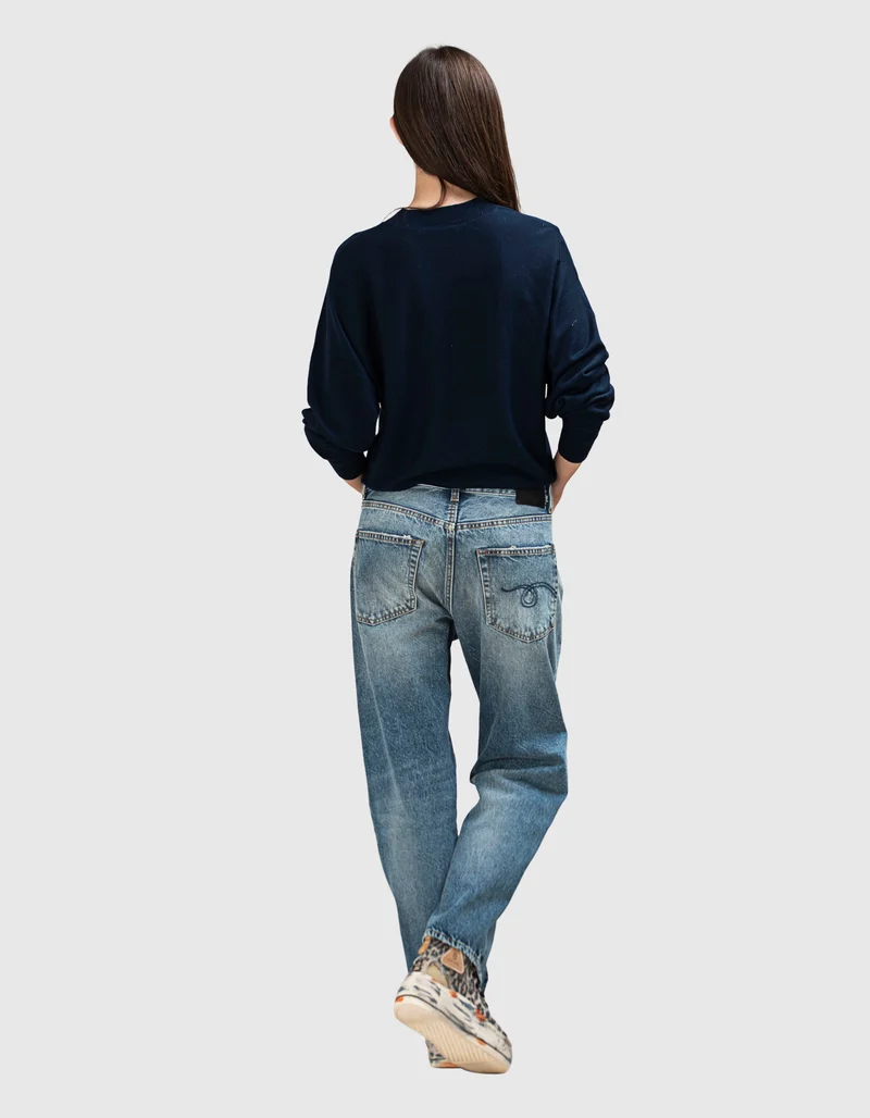Washed-Out Boyfriend Jeans Jean