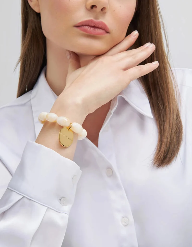 Armband Olive Flex Pearl