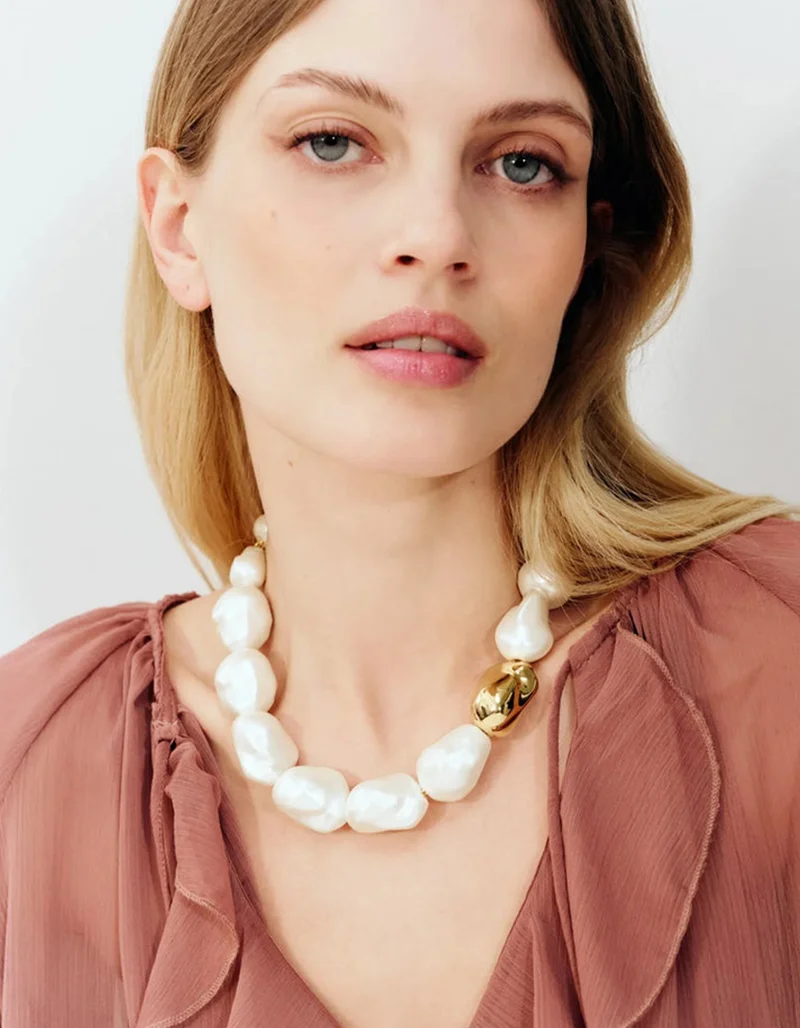 Kette Big Organic Pearl