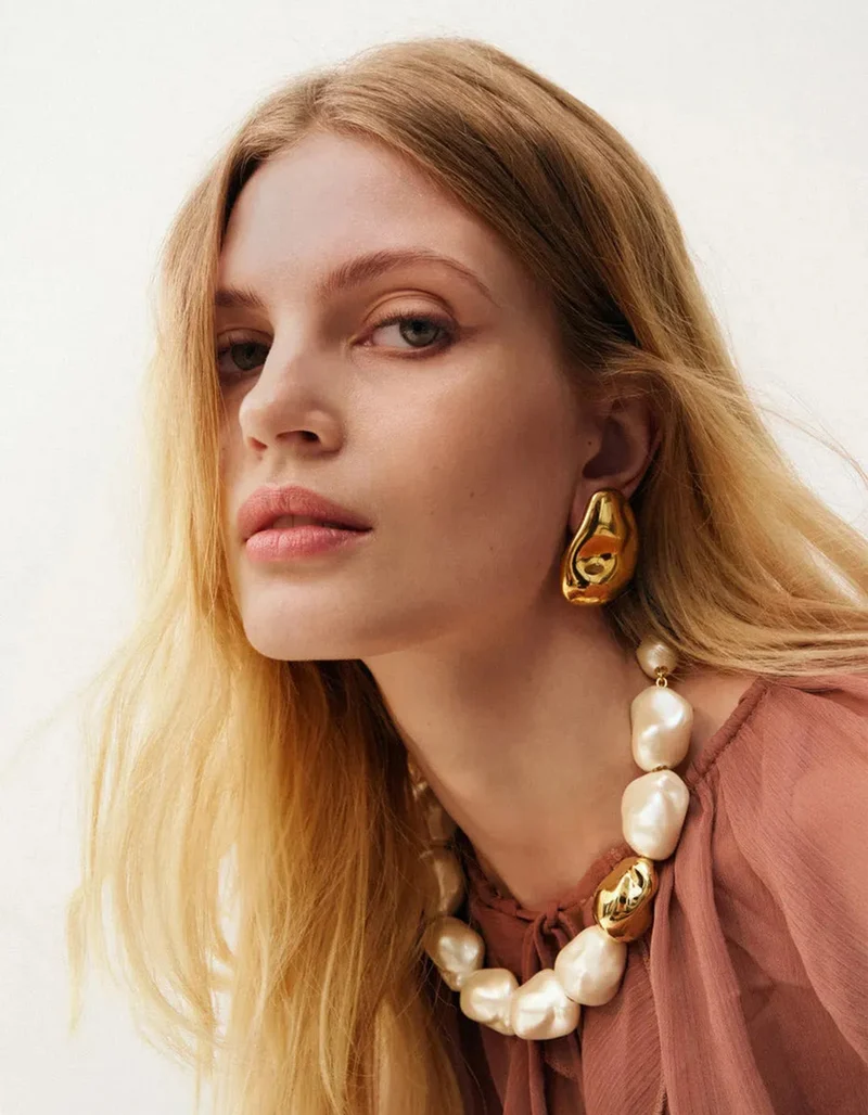 Kette Big Organic Pearl