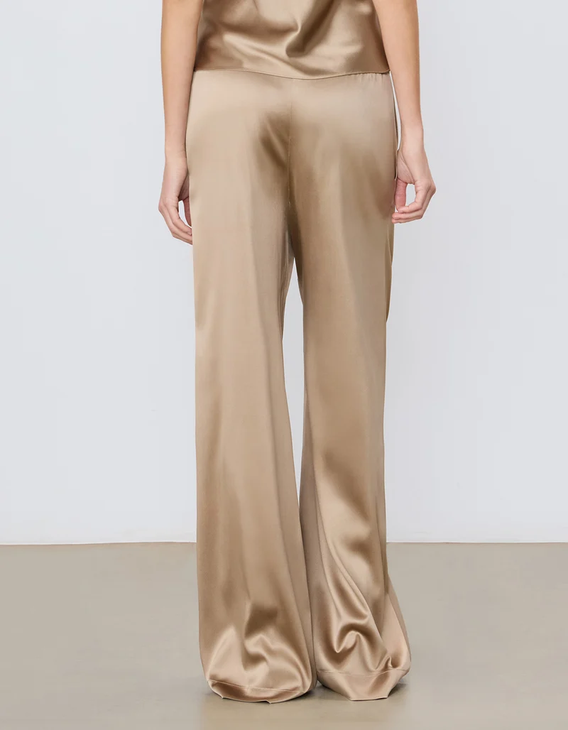 Wide-Leg Seiden-Mix Hose Brody