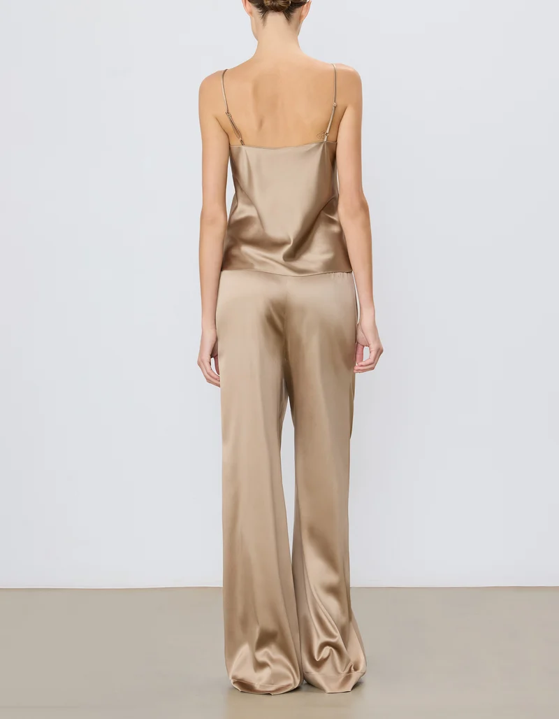 Wide-Leg Seiden-Mix Hose Brody