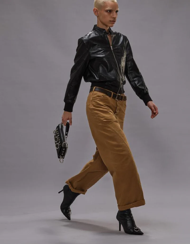 Lederjacke Shrunken Leather