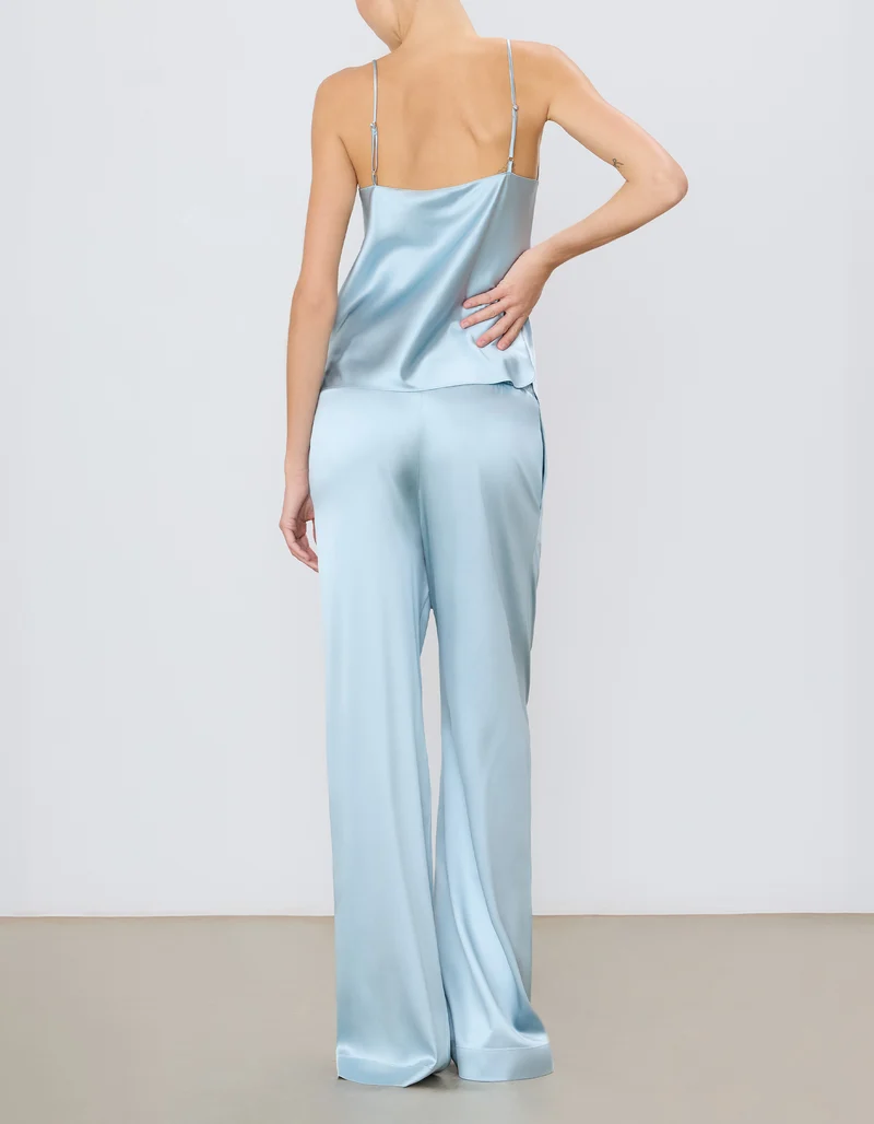 Wide-Leg Seiden-Mix Hose Brody