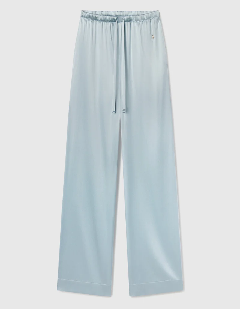 Wide-Leg Seiden-Mix Hose Brody