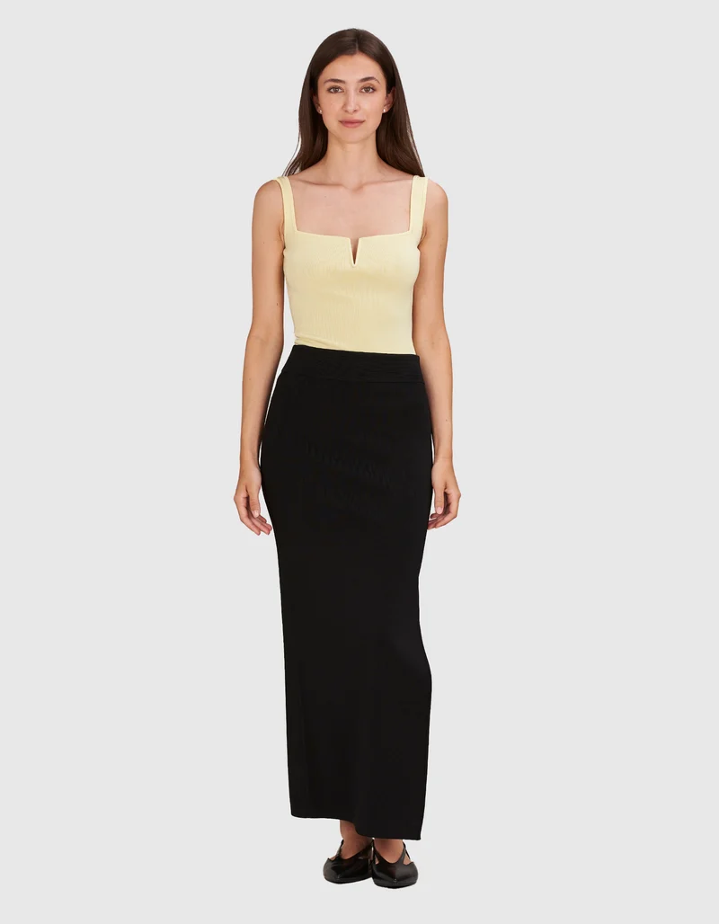 Slim-Fit Rock Freya mit elastischem Bund