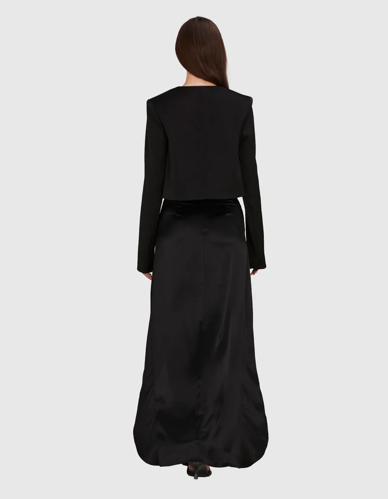 Cropped Blazer Moxie mit gepolsterter Schulterpartie
