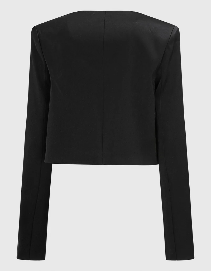Cropped Blazer Moxie mit gepolsterter Schulterpartie
