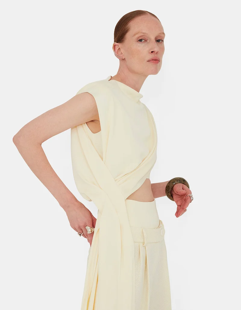 Asymmetrisches Cropped Top Auriga