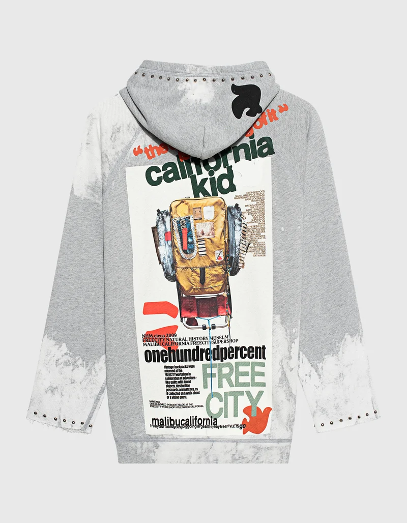 Bedruckter Hoodie RTU Homestud Supervintage Bleachout