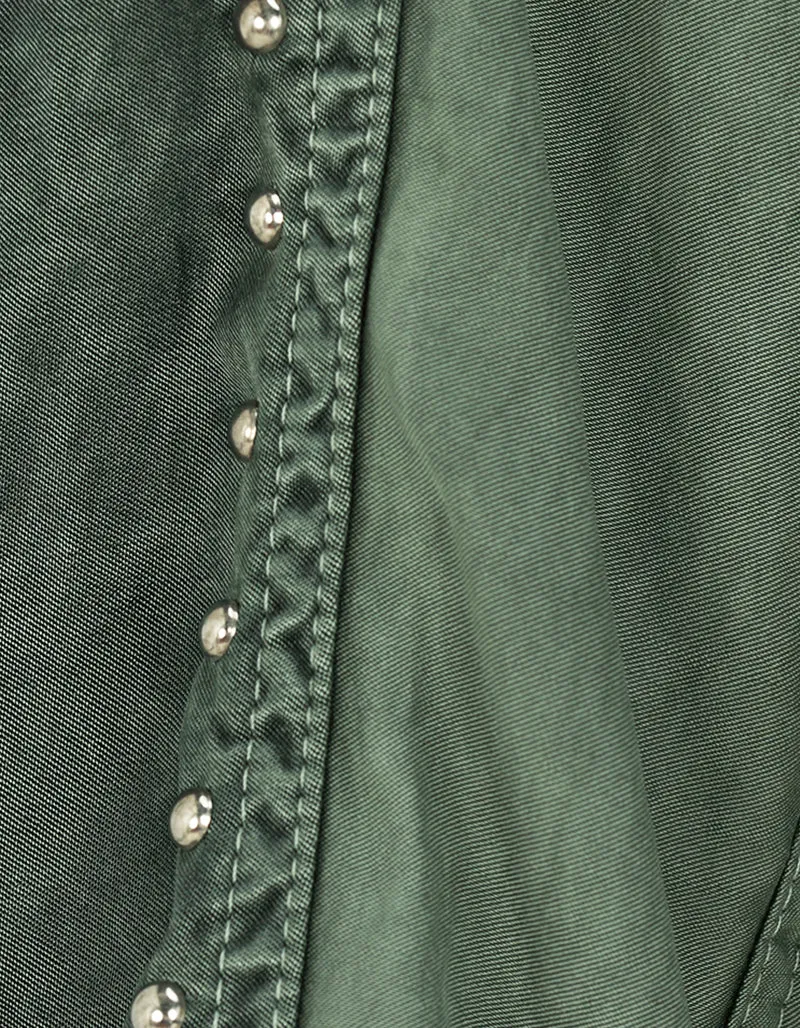 Bedruckte Bomberjacke Satin Home Stud
