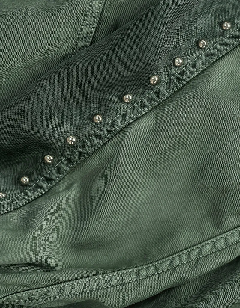 Bedruckte Bomberjacke Satin Home Stud