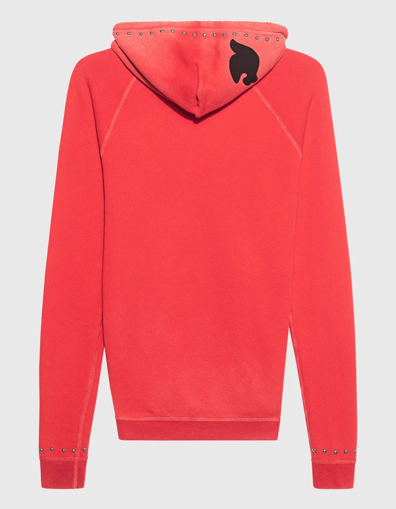 Bedruckter Hoodie Home Stud Shrunken Supervintage Yumm