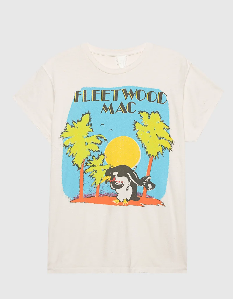 Bedrucktes Oversize T-Shirt im Vintage-Look